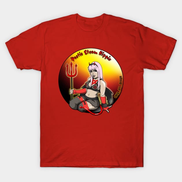 Devil Zero Two T-Shirt by Steamy Hippie